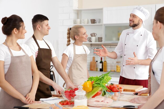 chef teaching class